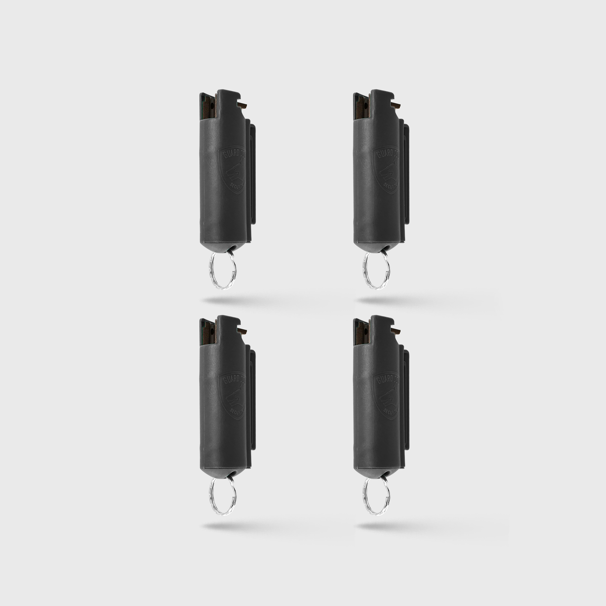 KP Hard Case Pepper Spray 4-Pack