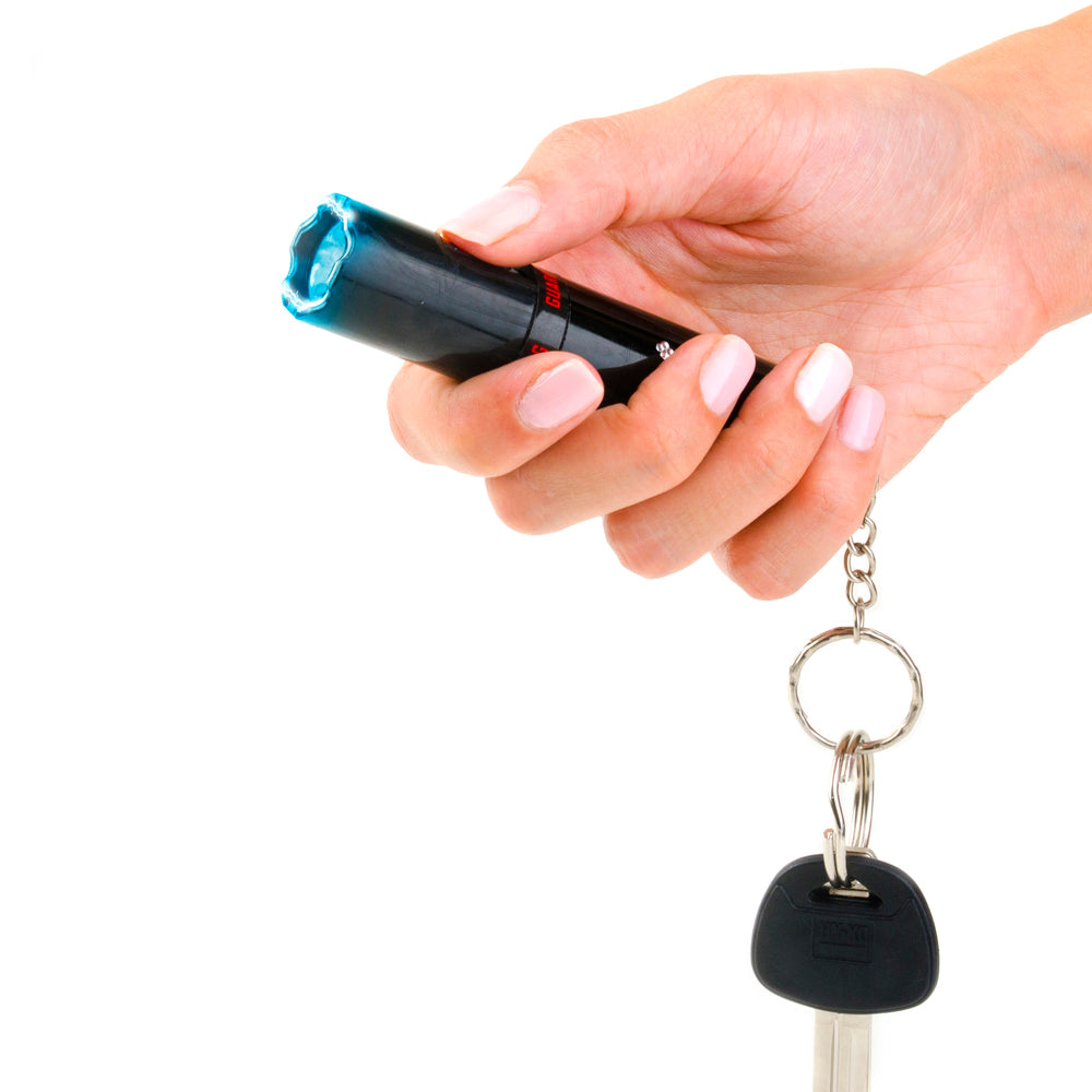 KP Lipstick Stun Gun With Flashlight - 110 Lumen w/ Keychain - Electra - Image 2