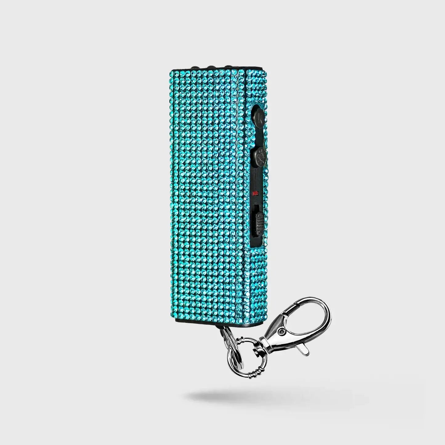 KP Stun Gun with Stylish Rhinestone Design - LED Light w/ Keychain