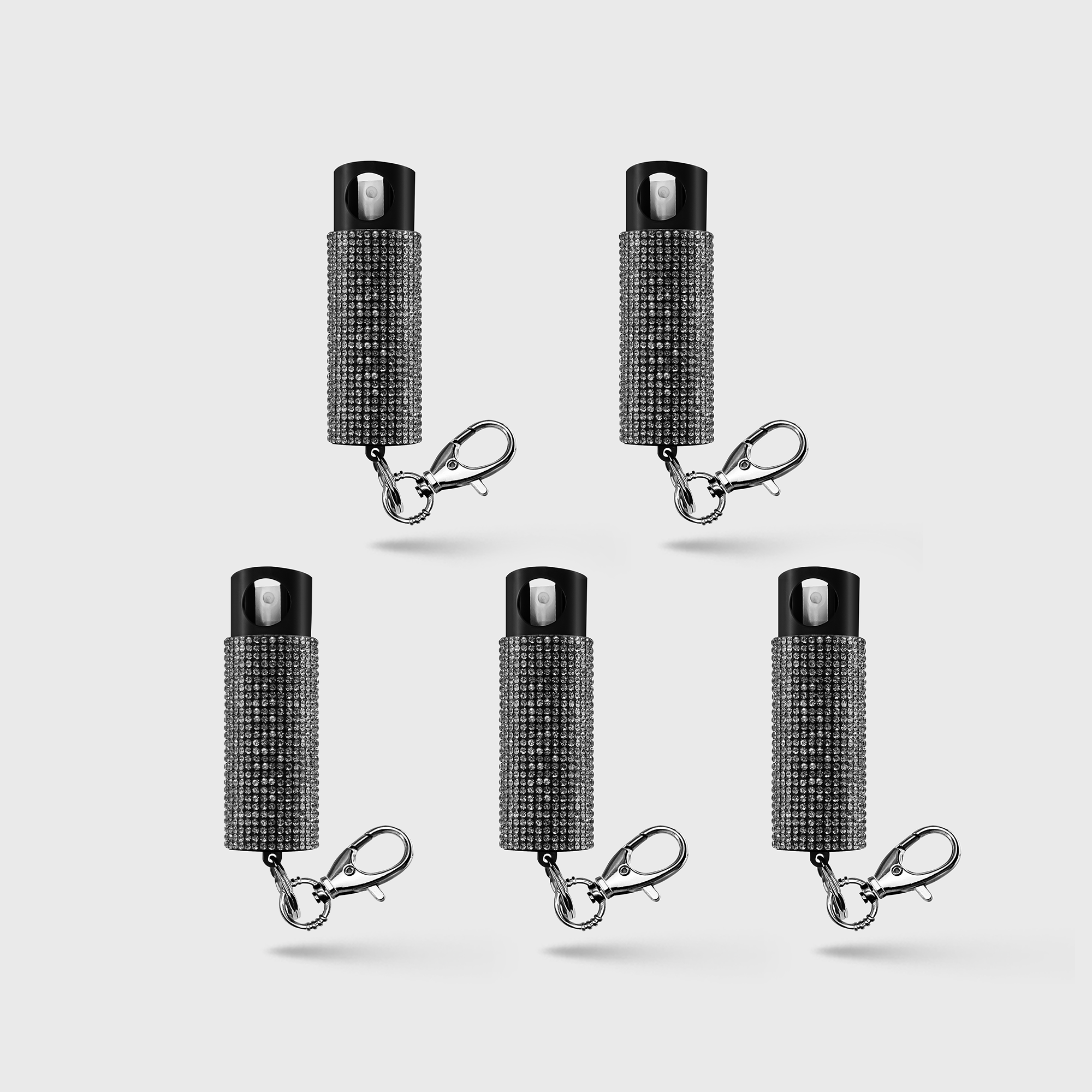 KP Rhinestone Pepper Spray 5-Pack