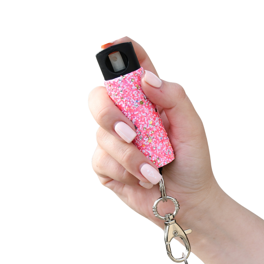 KP Rhinestone Keychain Pepper Spray