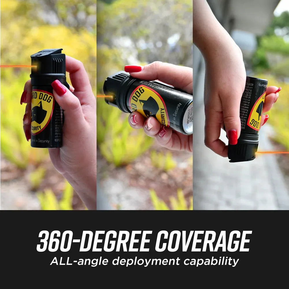KP 2 oz Stream Pepper Spray with Belt Clip