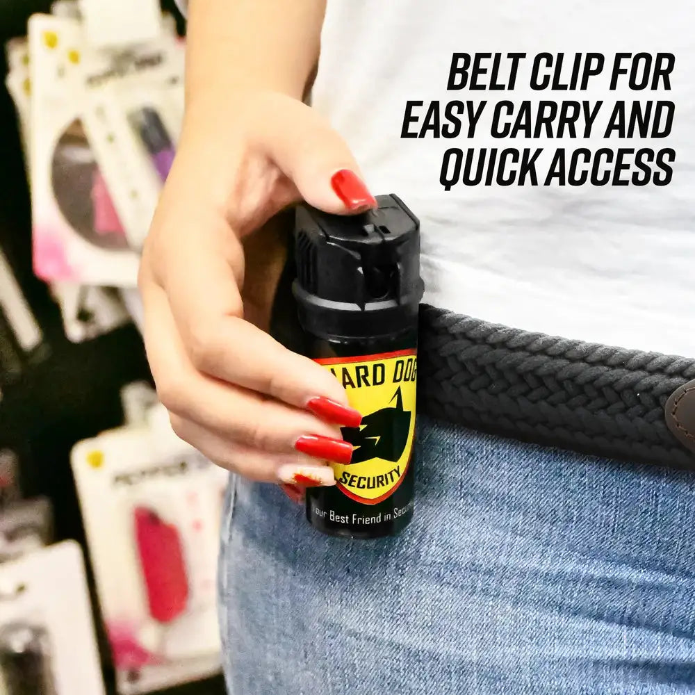 KP 2 oz Stream Pepper Spray with Belt Clip