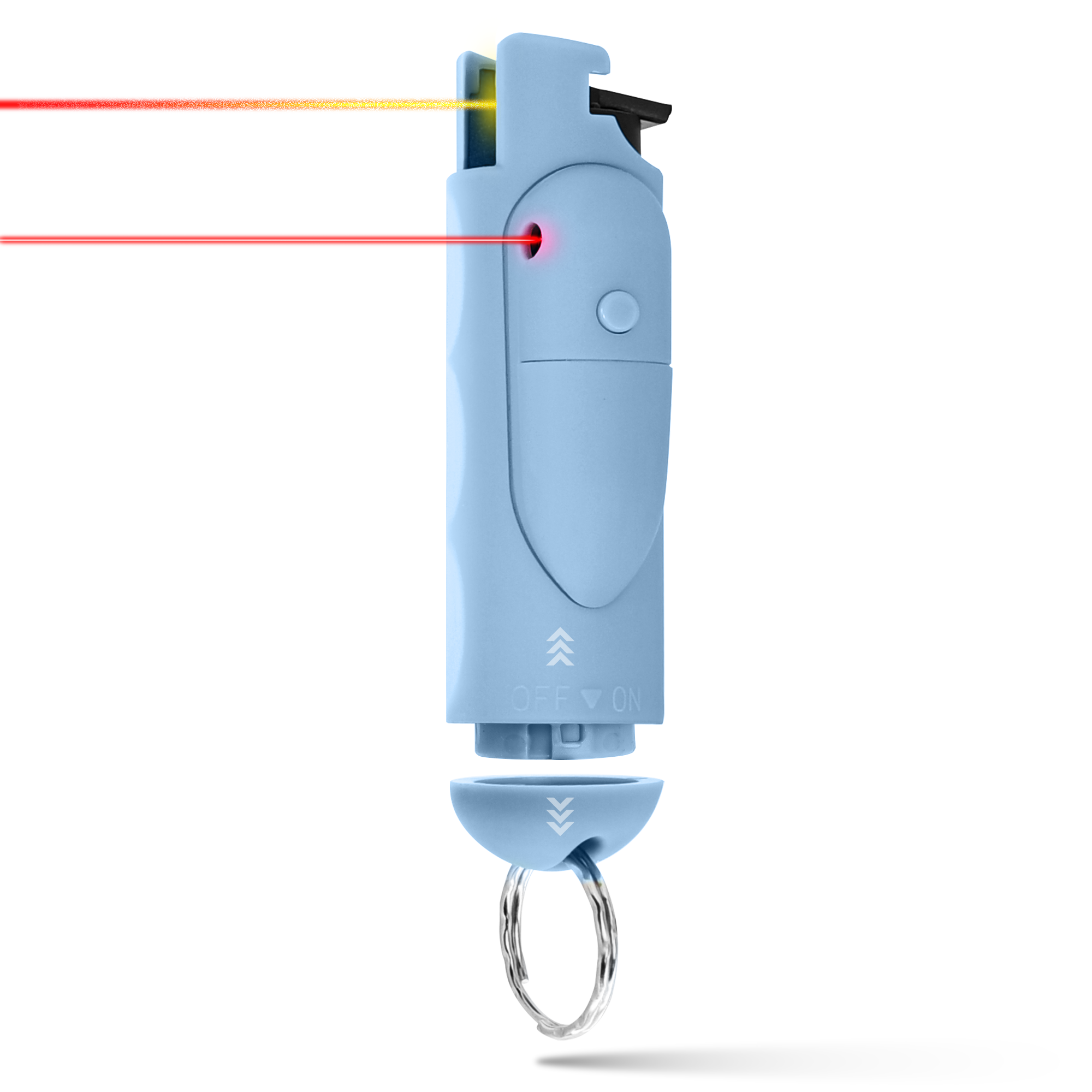 KP Laser Sight Pepper Spray with Snap-Off Cap