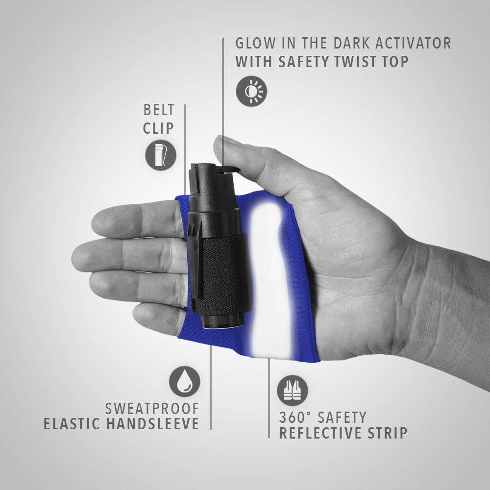 KP Reflective Hand Sleeve Pepper Spray