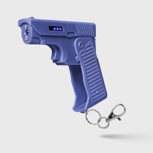 KP Pistol‑Style Folding Stun Gun with LED Flashlight - Shot In The Dark
