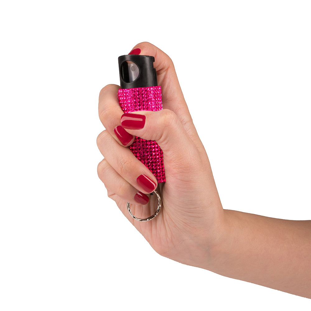 KP Rhinestone Keychain Pepper Spray
