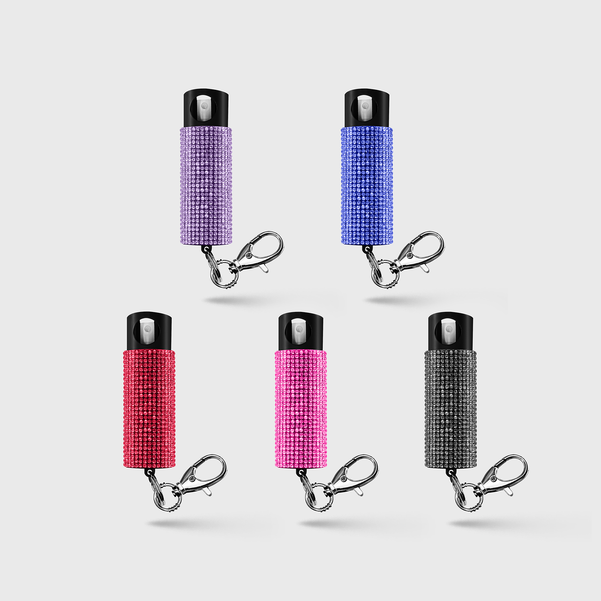 KP Rhinestone Pepper Spray 5-Pack