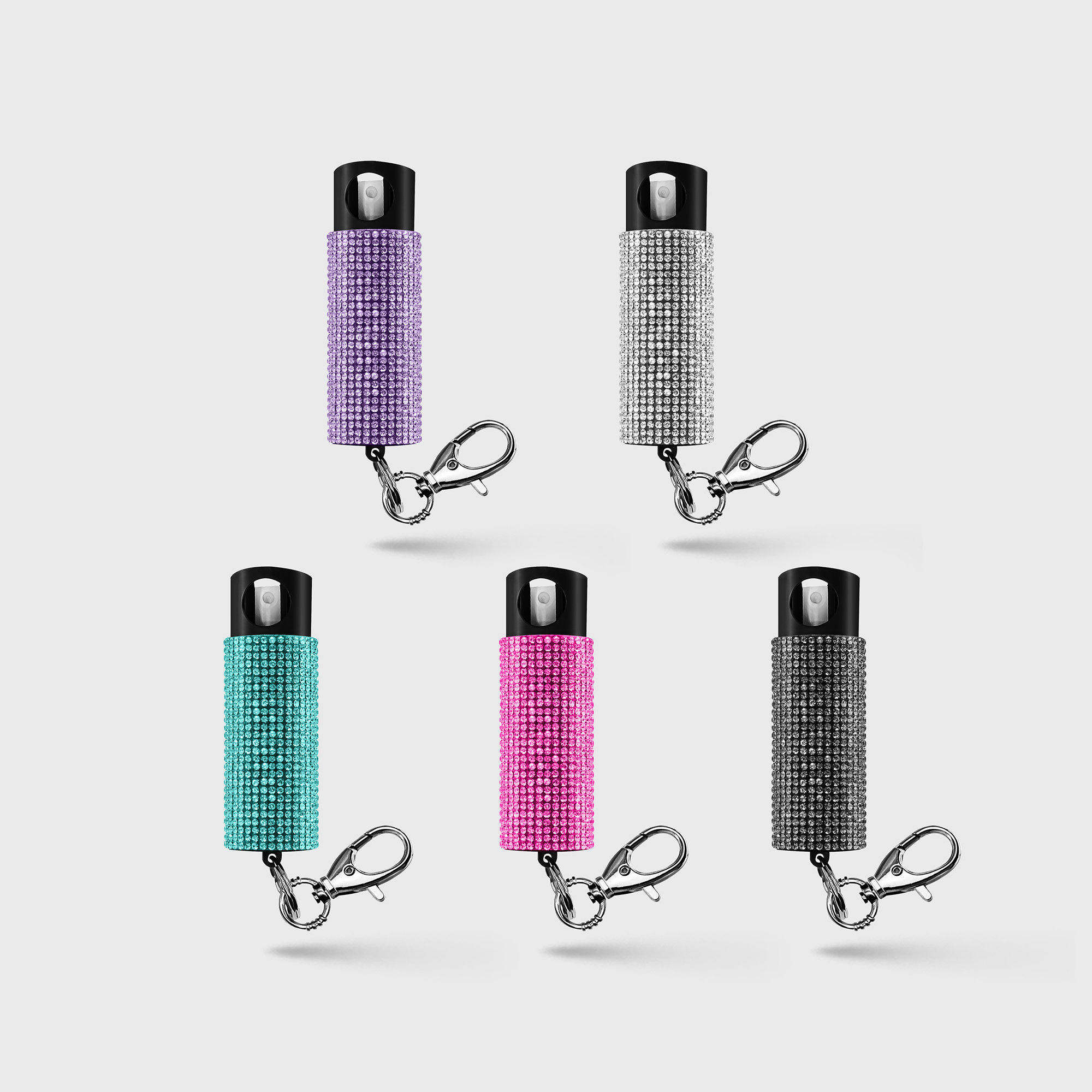 KP Rhinestone Pepper Spray 5-Pack