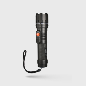 KP Stun Gun with Flashlight - 110 Lumen w/ Rubberized Grip - Stealth
