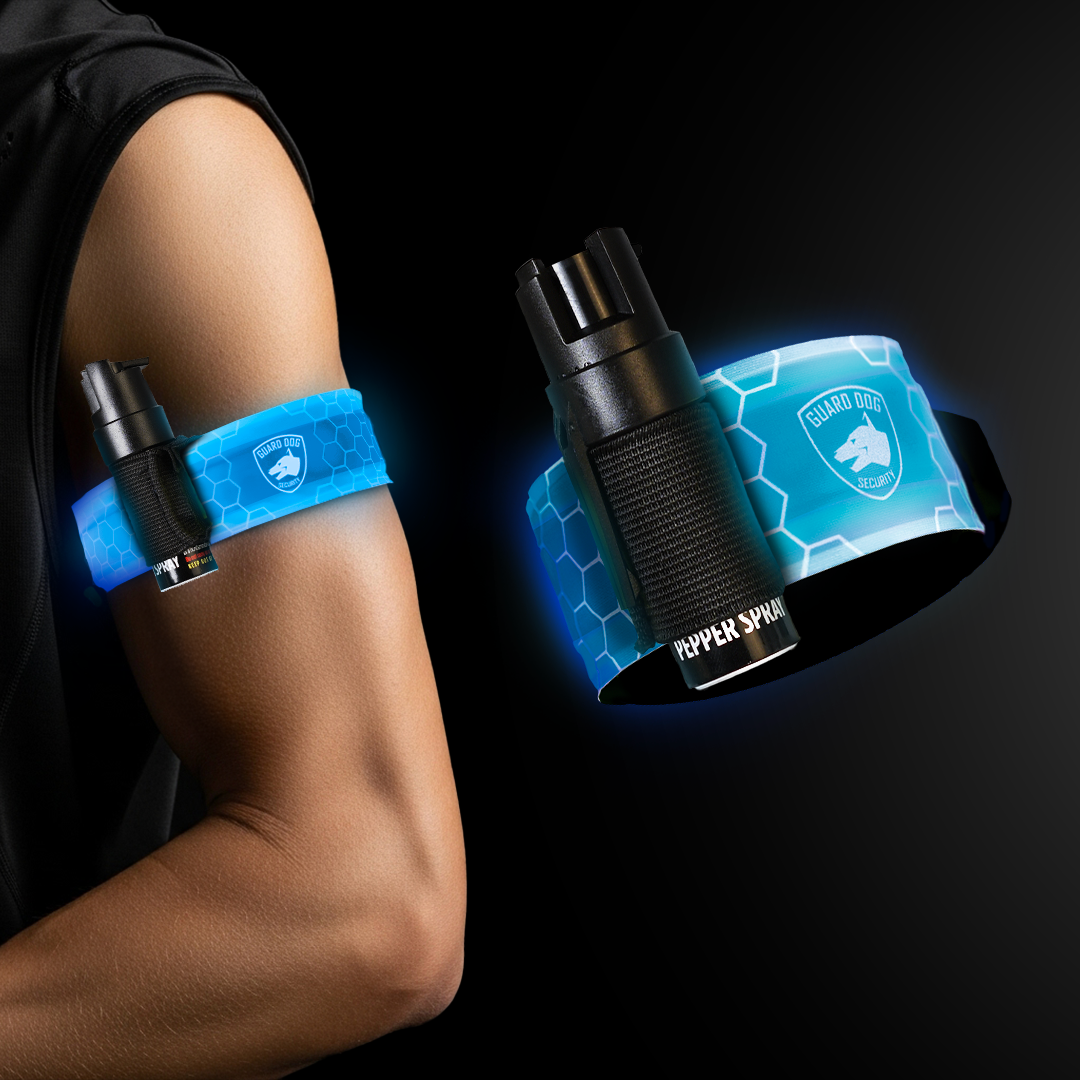 KP LED Armband with Pepper Spray