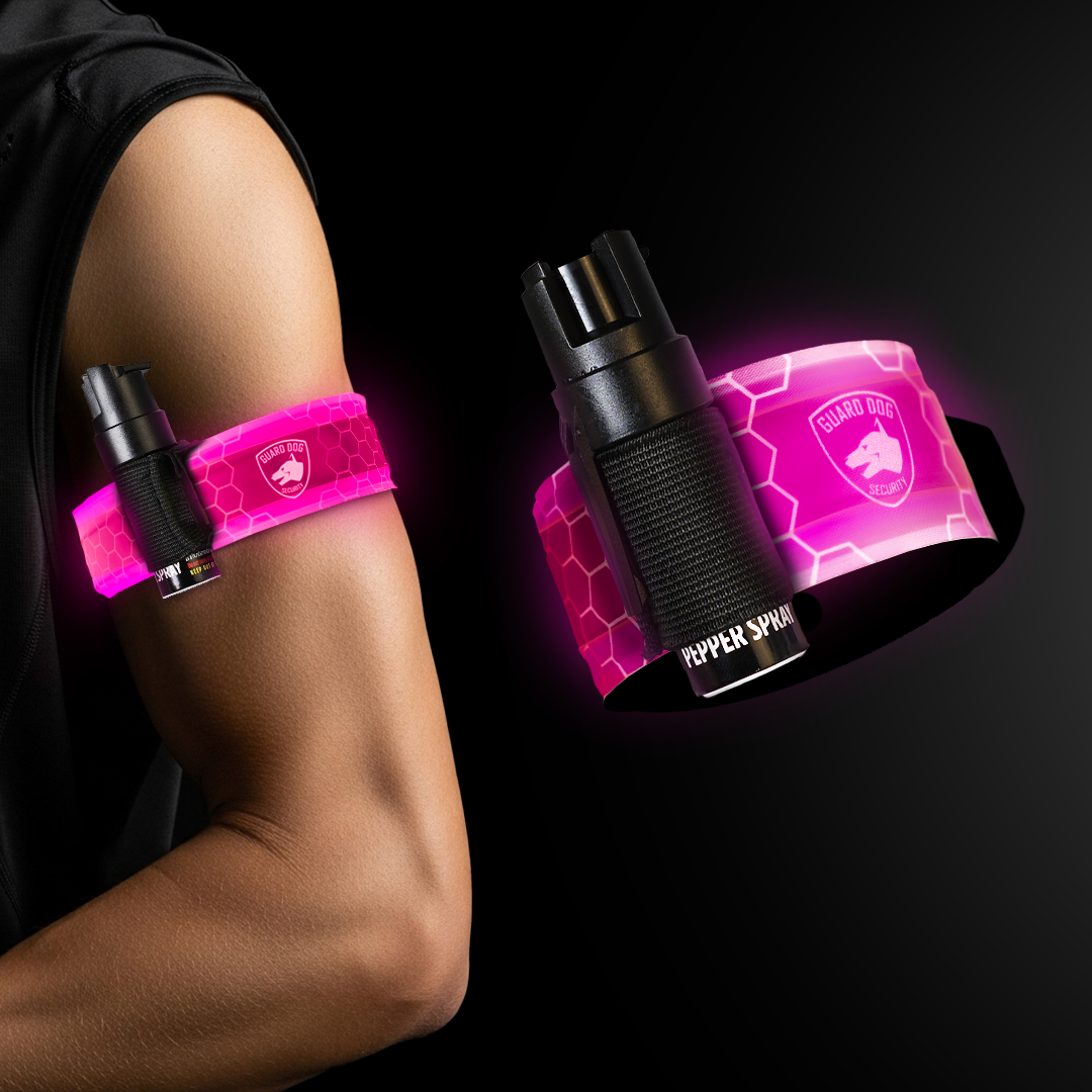 KP LED Armband with Pepper Spray