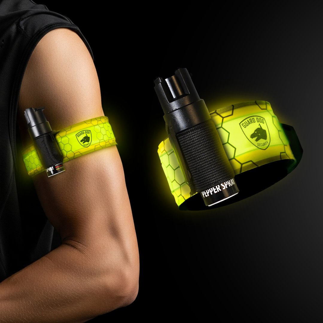 KP LED Armband with Pepper Spray
