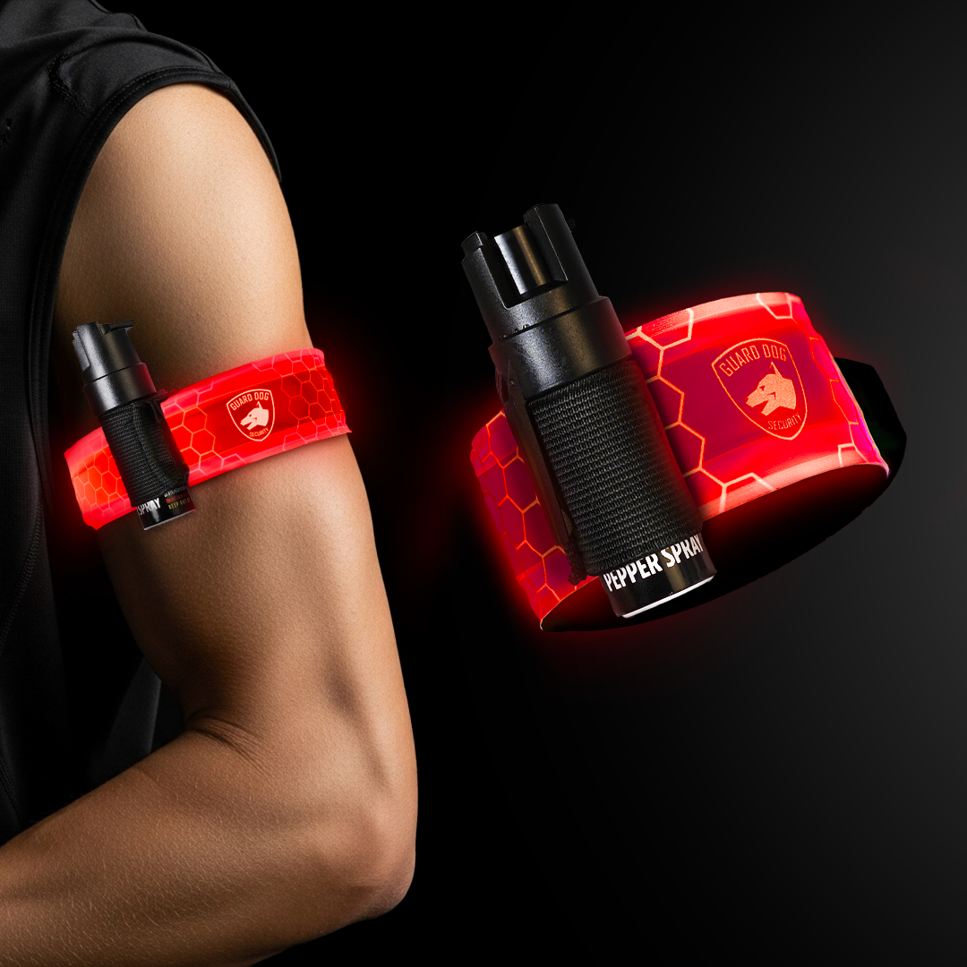 KP LED Armband with Pepper Spray
