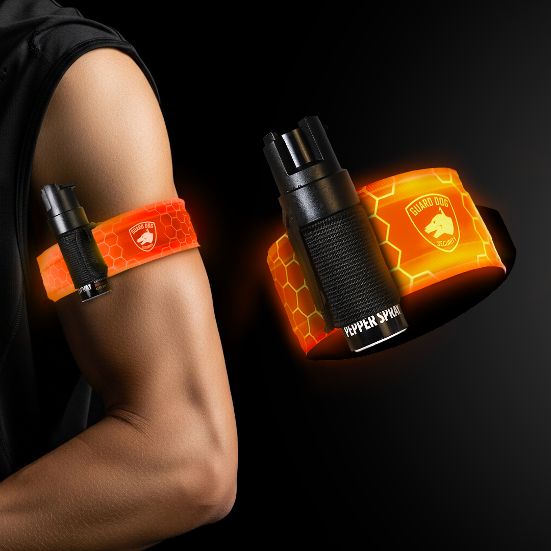 KP LED Armband with Pepper Spray