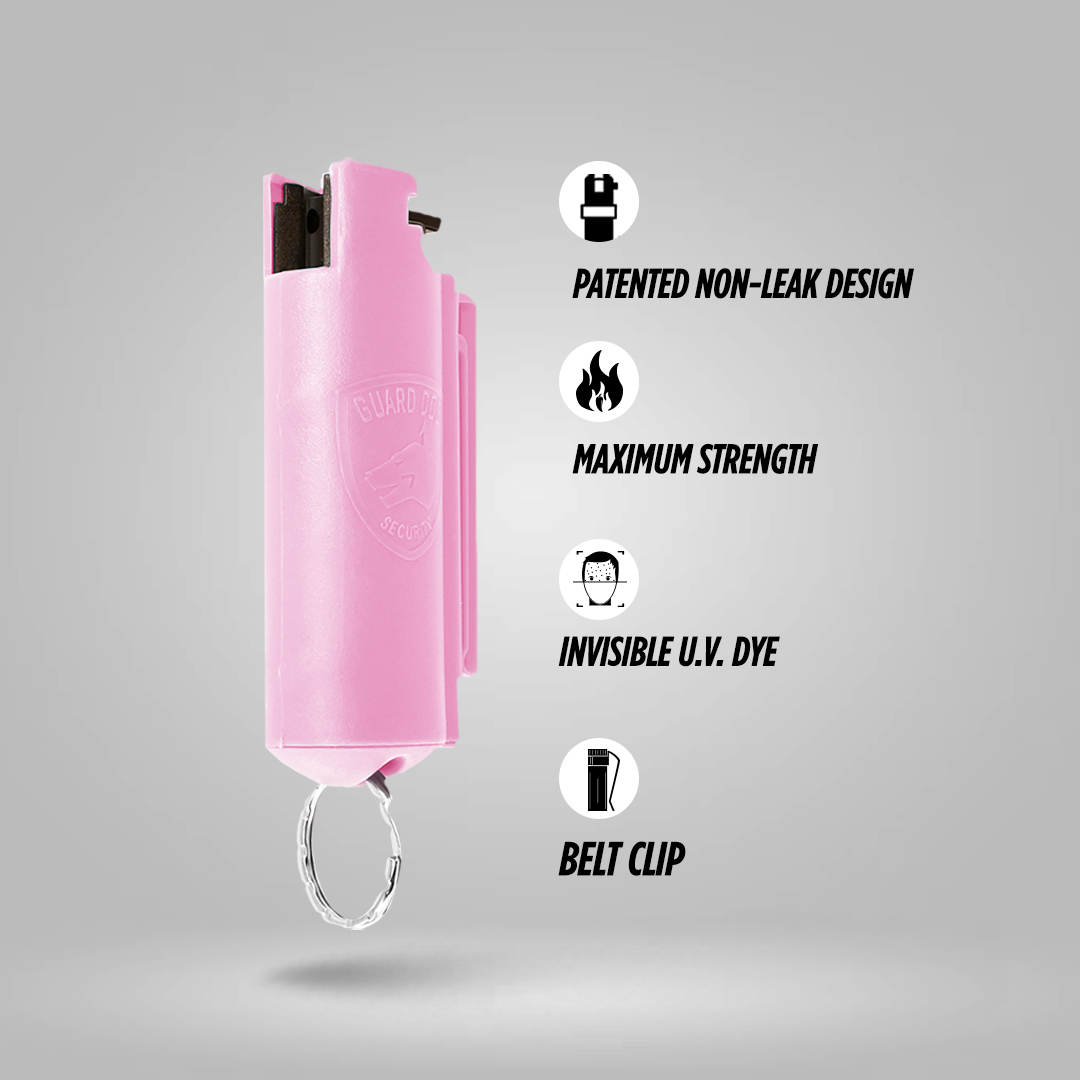 KP Hard Case Pepper Spray with Belt Clip