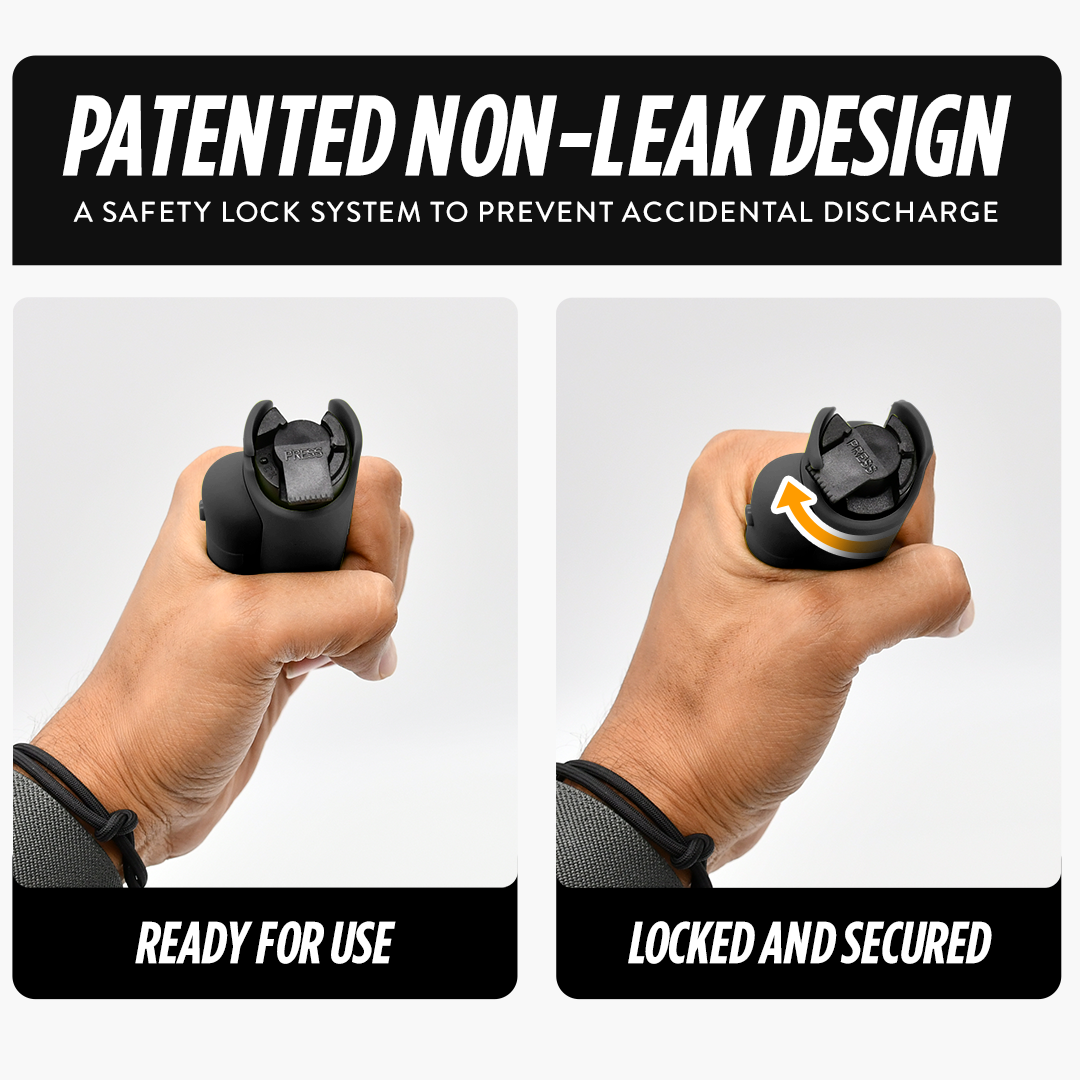 KP Laser Sight Pepper Spray with Belt Clip