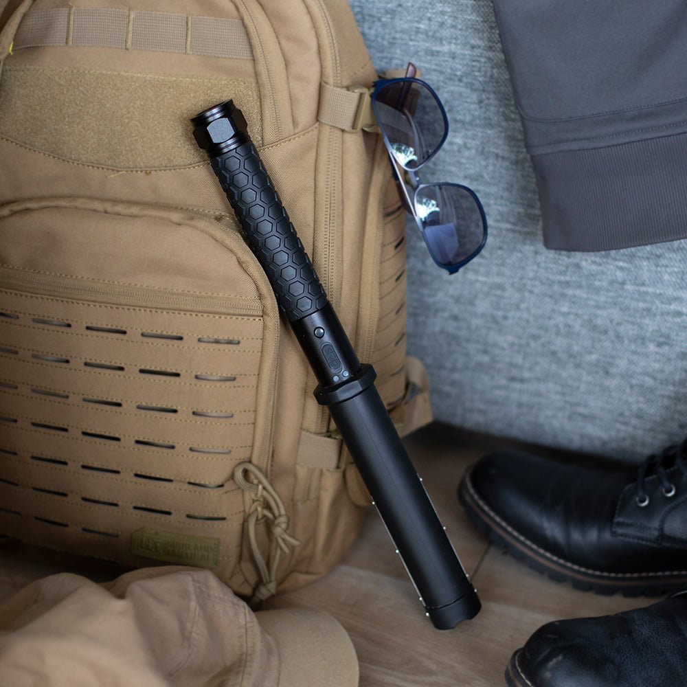 KP Stun Gun with Flashlight - 280 Lumen w/ Anti Grab Prongs - Sidekick - Image 3