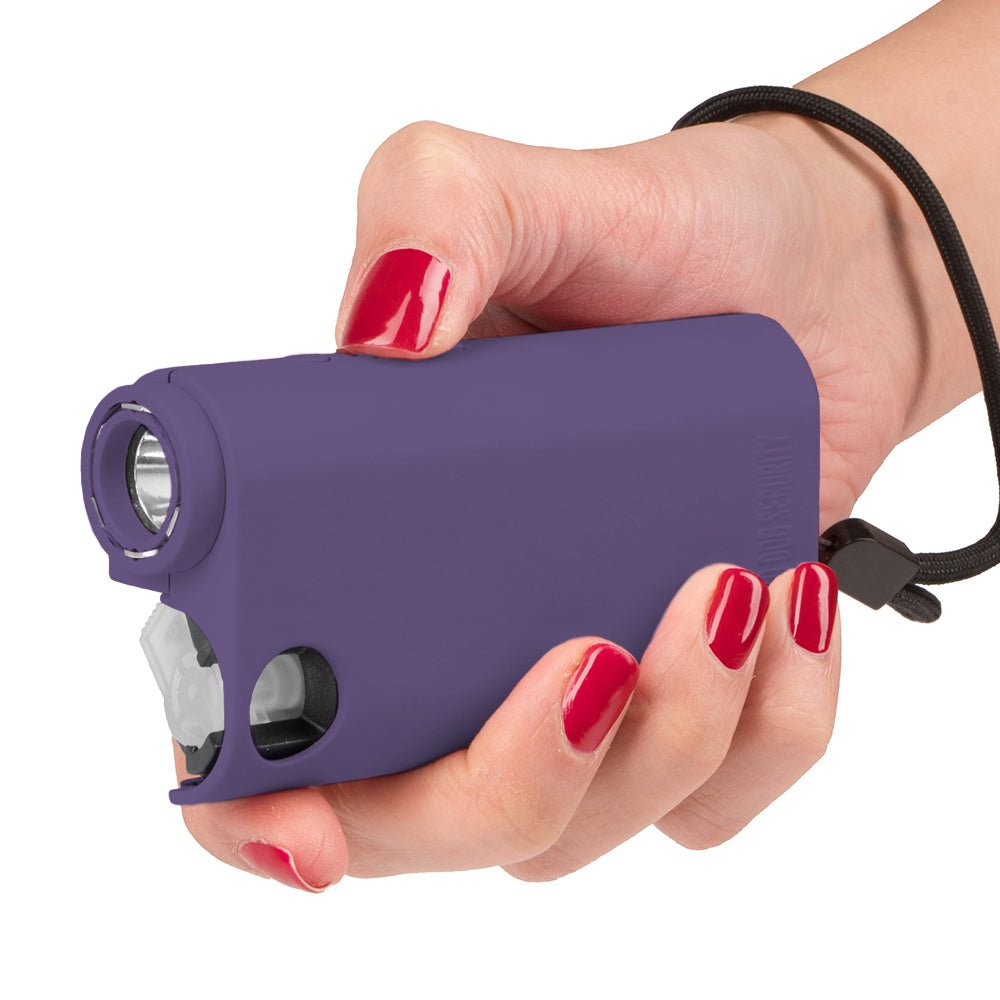 KP Pepper Spray With Stun Gun & Flashlight - Glow In The Dark Can - Olympian - Image 3