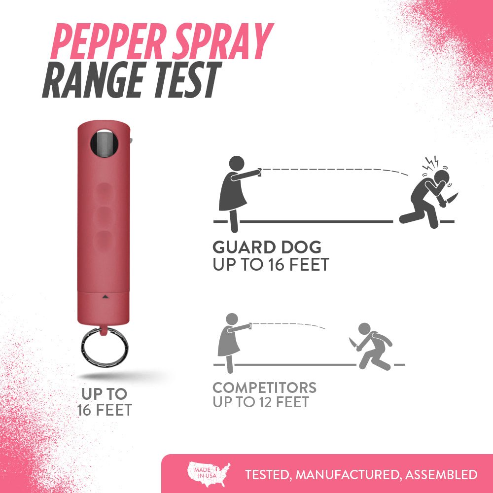 KP Glass Breaker Pepper Spray Keychain